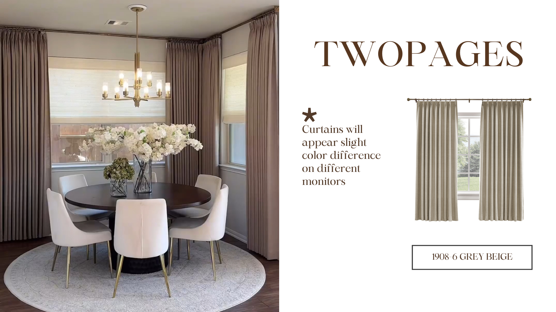 Enhance Your Home’s Aesthetic and Functionality with TWOPAGES Curtains